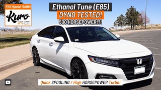 Detailed Ethanol (E85) Tuned Big Turbo Honda Accord - DYNO TESTED! // 10th Gen Honda Accord Profile