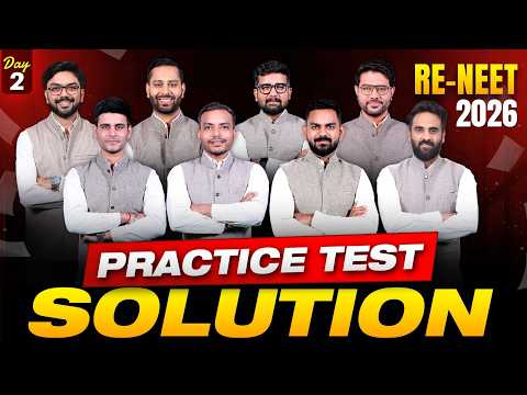 Fastest Solution: RE-NEET 2026 Practice Test  - 16 May (Physics, Chemistry, Biology) | ALLEN NEET