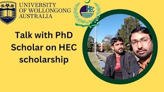 Talk with PhD scholar on HEC scholarship at UOW | HEC HAT test | Scholarship without publication