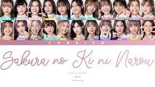 BNK48 1st Generation - Sakura no Ki ni Narou (ดั่งซากุระ ตลอดไป) (Thai/Rom/Eng Color Coded Lyrics)