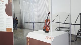 Violins played by Jewish musicians in the Holocaust on display at WWII Museum