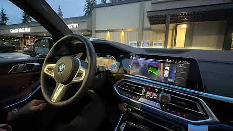 Automatic/Self parking of 2023 BMW X5 hybrid 45 #bmw #selfdriving #tesla #cars #parking #usa #luxury