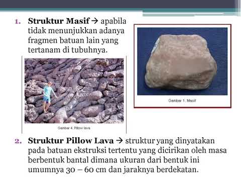 Video: Yang manakah batuan ekstrusif?