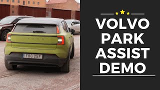 Volvo EX30 - Park Assist Demo in real life