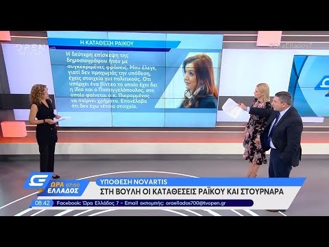 Novartis: Στη Βουλή