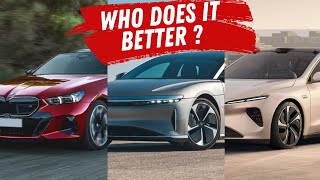BMW i5 vs Lucid Air vs Nio ET7 specifications