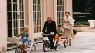 Young Queen Elizabeth II, Prince Philip, Prince Charles and Princess Anne