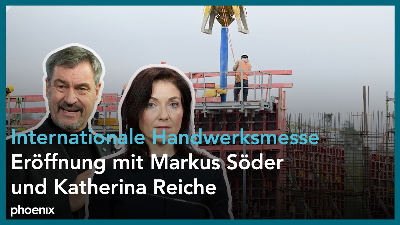Internationale Handwerksmesse: Eröffnung mit Markus Söder und Katherina Reiche | 04.03.25