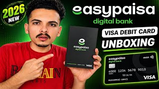Easypaisa digital bank visa debit card unboxing 2026
