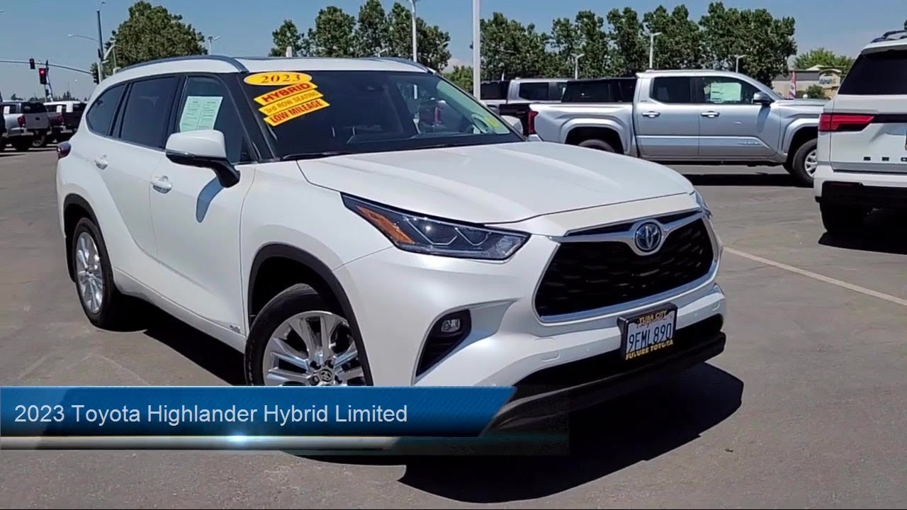 2023 Toyota Highlander Hybrid Limited Sport Utility Yuba City Oroville ...