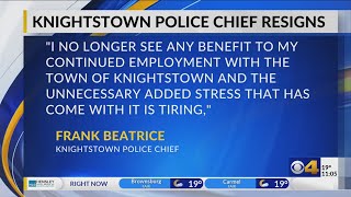 Knightstown police chief resigns