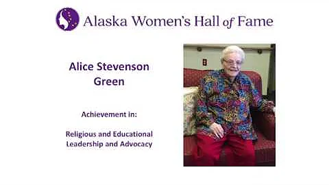 Alice Stevenson Green