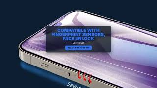 Clear Hydrogel Screen Protector For iPhone Ultra Front screenshot 3