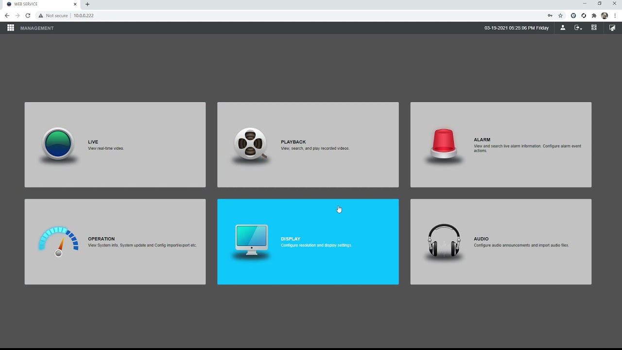 Amcrest 4.0GUI WebUI Back IE Only