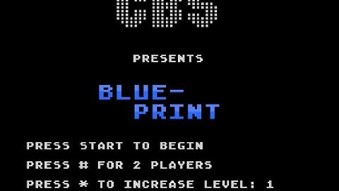 Blueprint - Atari 5200 (1983)