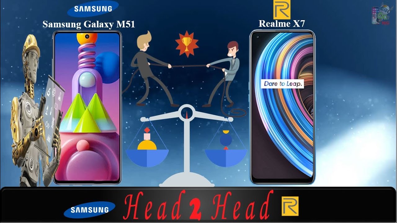 Samsung Galaxy M51 Vs Realme X7 | Top Camera phone for Tiktok Users