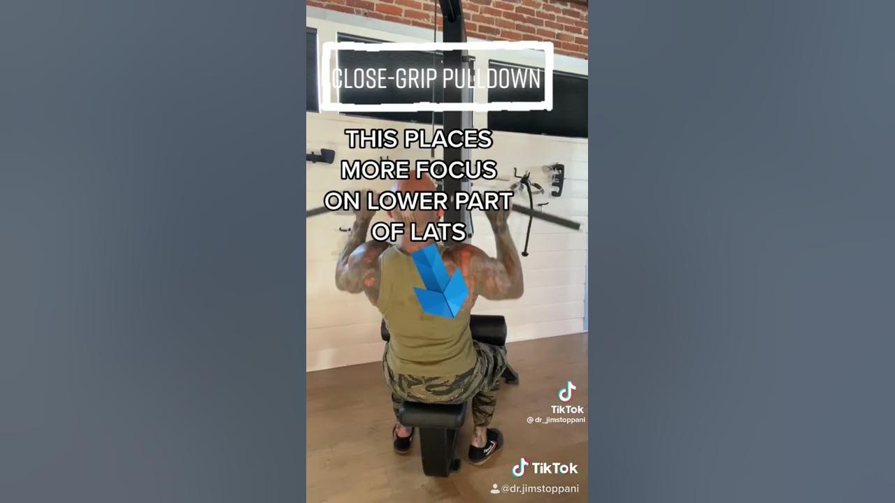 Bigger Back? Close grip vs Wide Grip Pulldowns by Dr. Jim Stoppani