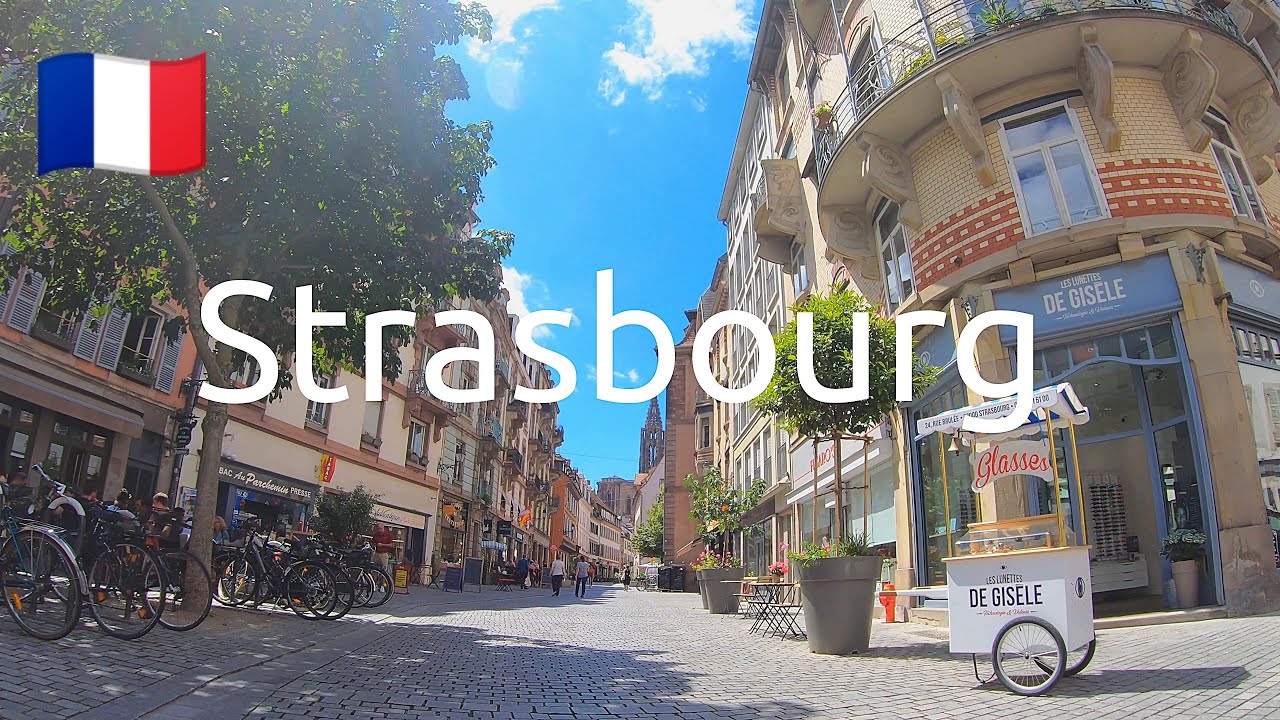 🇫🇷 Strasbourg (France) 4k driving