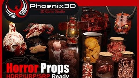 P3D: Horror Props (Unity 3D Models Assets)