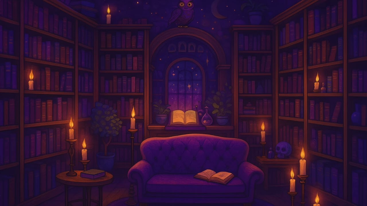 Cozy Magical Library ✨ | 6+ Hours of Lofi Whimsical Beats