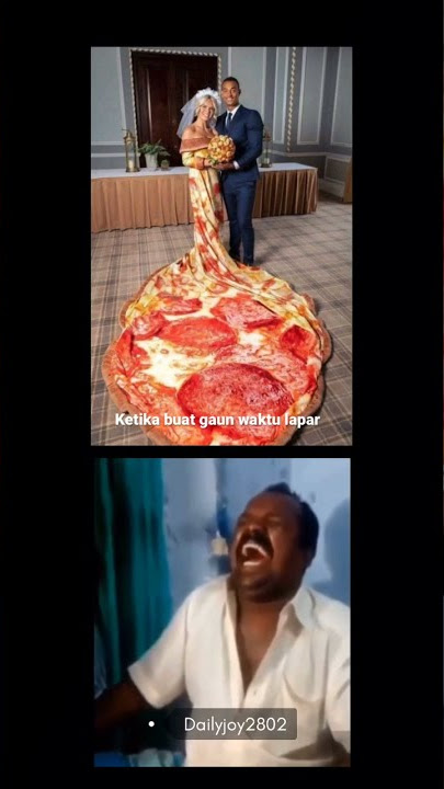 Gaun rasa Pizza || Meme Lucu Bikin Ngakak || Mendung Tanpo Udan #shorts