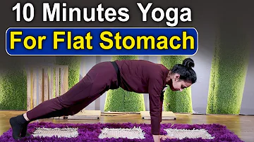 Srivalli Yoga - 10 Mins Quick Yoga Asanas To Reduce Belly Fat | Yoga Poses For Flat Stomatch ||