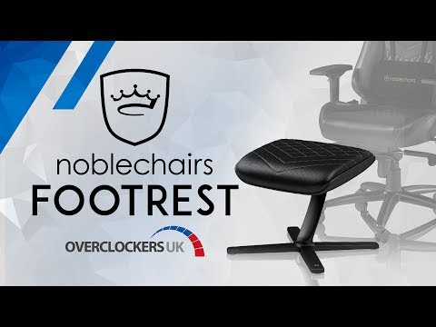 Put your feet up with the noblechairs Footrest! - Available Now at Overclockers UK