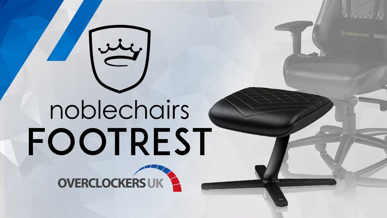 The noblechairs footrest recently released and available from Overclockers