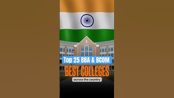 Top 25 BBA & BCOM Colleges in India | Latest List 2026🔥
