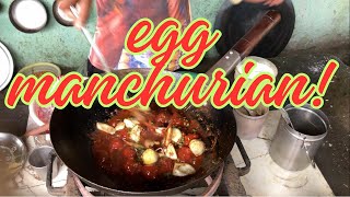 Egg Manchurian | village vlogs | food blogger | street food | fast food |