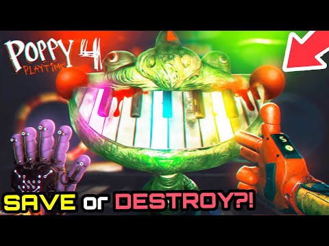 Poppy Playtime Ch 4: You Decide The End! Save Or Destroy Pianosaurs?!