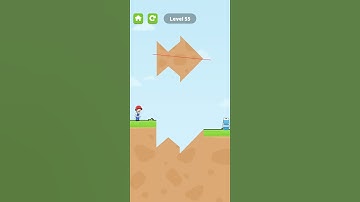 😅😅slice to save man level 55😂😂#slicetosave #game #walkthrough  #slicetosavegame #funny #shorts