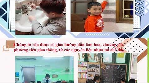 Thi "Đại sứ xanh" khối Mẫu giáo lớn Trường Mầm non 1-6