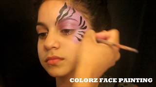 Tiger Eye Face Painting