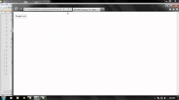 HTML Training - 14 - Making A Table