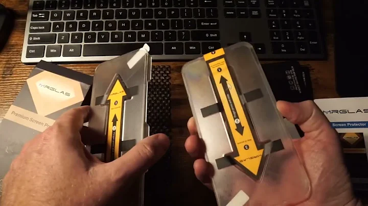 MRGLAS 2 Pack Auto Alignment Kit Screen Protector Review, Snap and swipe   it’s that easy