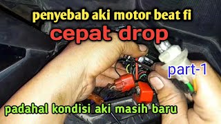 Causes of Beat FI motorbike battery dropping quickly