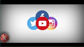 how to creat Social Media Lower Thirds in kinemaster Tutorial - Simple Method || by kinemaster PC