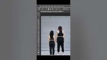 Fix Tall and Short Person Comparison Easily Using Photoshop CC