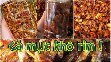 CÁ MỰC KHÔ RIM đặc sản vùng biển Bao Ngon và Sạch