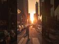 Sunset on Yonge & Bloor
