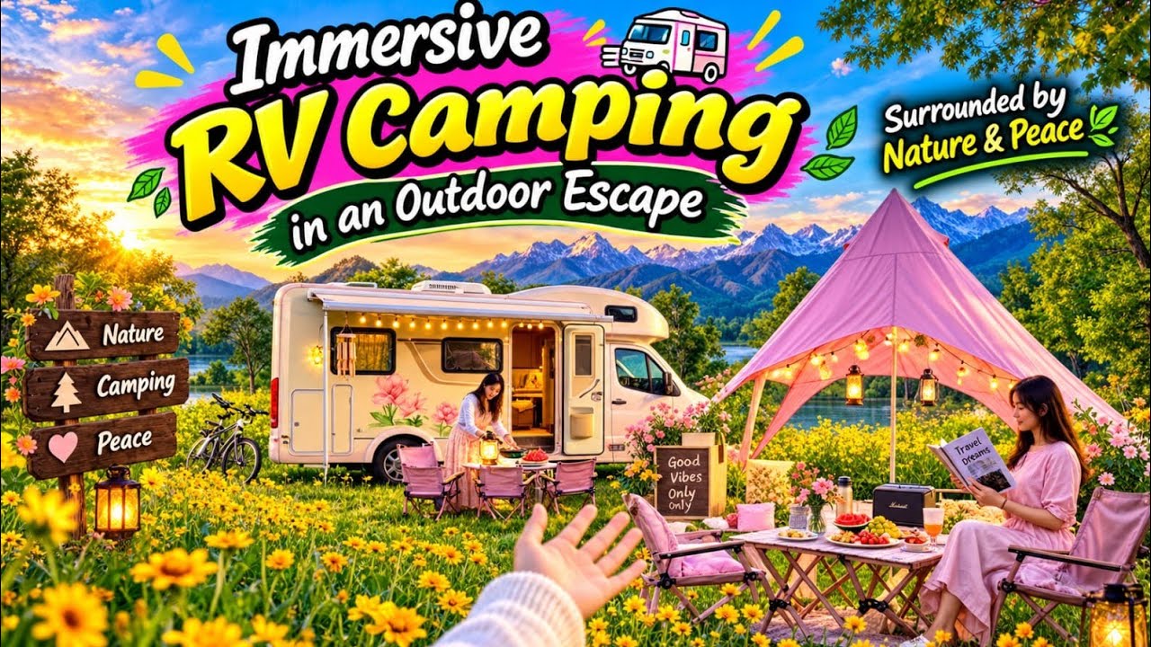 Immersive RV Camping in an Outdoor Escape 🚐 | Surrounded by Nature ...