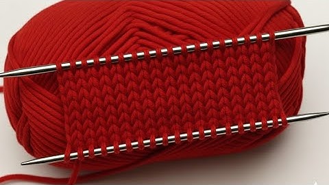 ⭐️Knitting Tutorial Suitable for Beginners | Easy Two-Needle Pattern