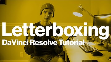 How to letterbox video without black bars | DaVinci Resolve Tutorial