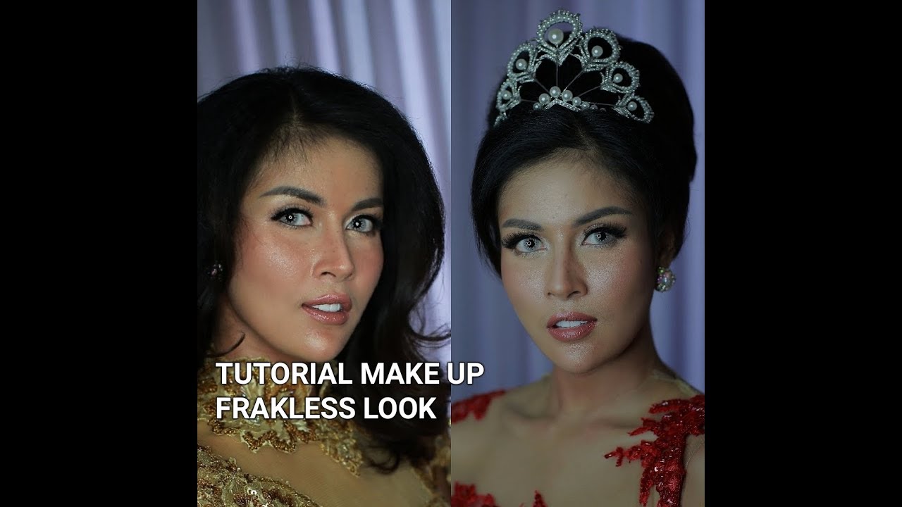 TUTORIAL MAKE UP FRAKLESS BECHEK BECHEK MANJA WITH MAKE UP STORE