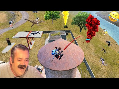 Victor IQ 999++ 😂😂 Tower camper IQ 1000 😂😂 PUBG MOBILE FUNNY MOMENTS 😂😂