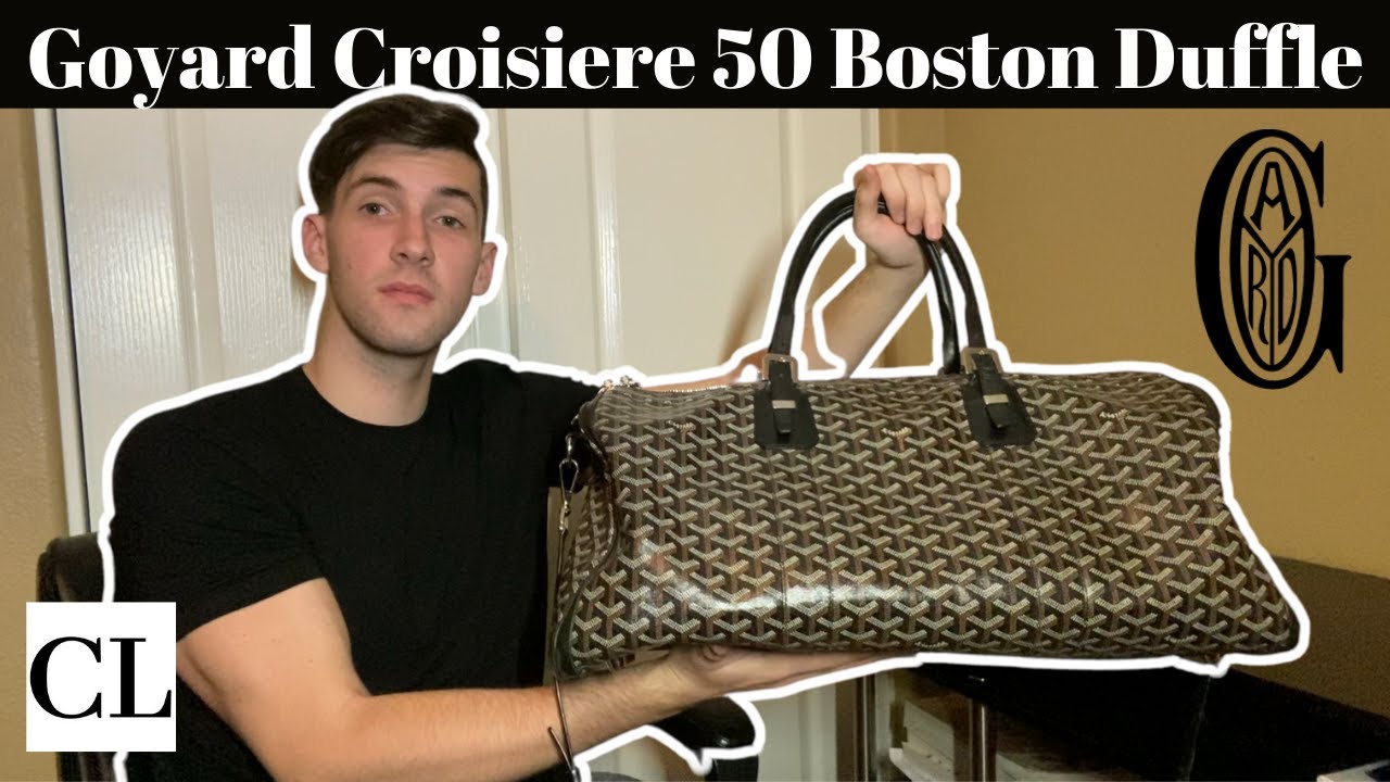 Goyard Croisière 50 Boston Duffle Bag 