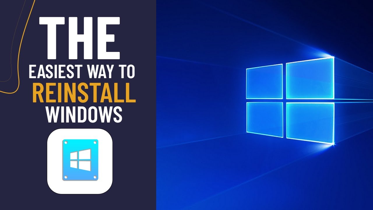 HOW TO REINSTALL WINDOWS WITHOUT USING USB OR CD | THE EASIEST WAY TO ...