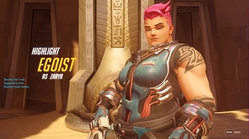 Overwatch - Zarya - Best Combo Ultimate Orb (quadruple kill)