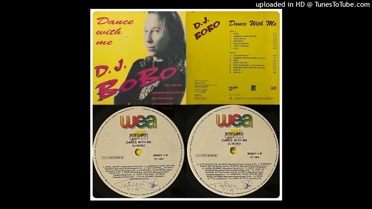 D.J Bobo – Dance Whit Me, 1995 - YouTube
